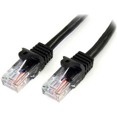 25' Cat5e Snagless Patch BLK