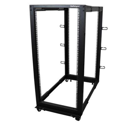 25U Adj Depth 4 Post Rack