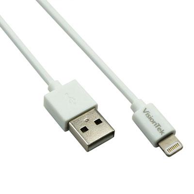 Lightning to USB Wht 1 Cable