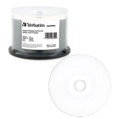 DVD+R DL 8.5GB 8X Hub 50pk