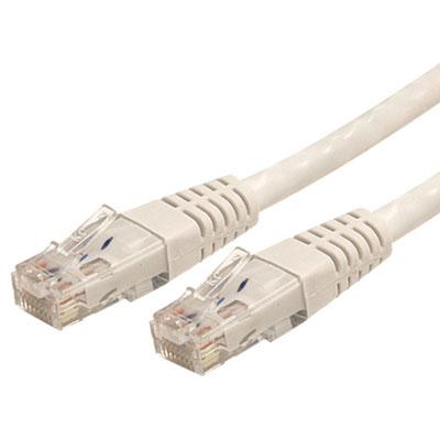 25' Cat6 RJ45 UTP Ntwk White