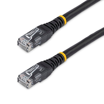 Black Molded Cat6 Patch Cable