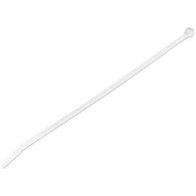 100 PK 10" White Cable Ties