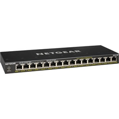 16-Port Gig Unmanaged PoE