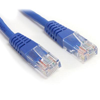 10' Cat5e Patch Cable BLU