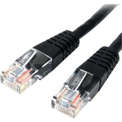 25 ft Black Cat5e Patch Cable