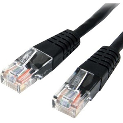 50 ft Cat5e Black Molded RJ45