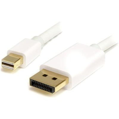 2 m White Mini DisplayPort