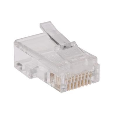 100PK RJ45 Plugs for Flat Soli