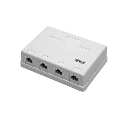 Cat6 Surface-Mount Box 4-Port