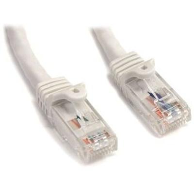 15 ft White Snagless Cat6 UTP