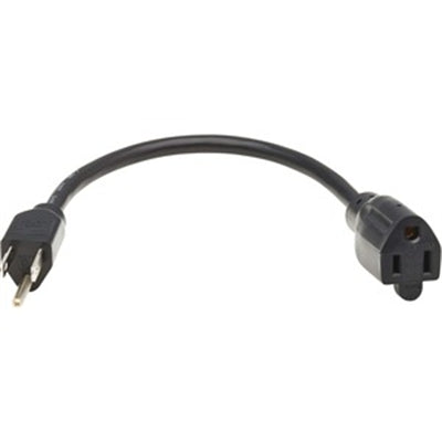 EXT CORD 5-15P TO 5-15R 1 FT