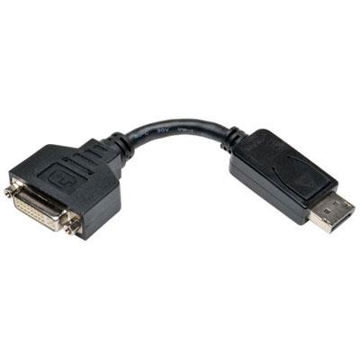 6" Displayport Male to DVI-I