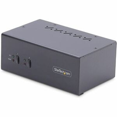 2-Port Dual-Monitor KVM Switch