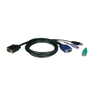 10' PS2 USB KVM Cable Kit