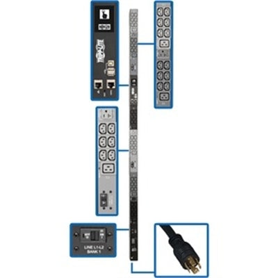 3ph PDU Monitored 36 C13 6 C19