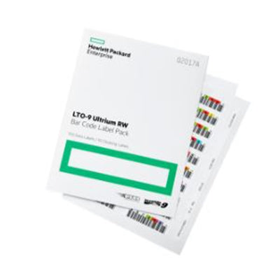 HPE LTO9 RW Bar Code Label Pa