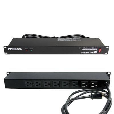 19in 1U Rackmount 8 Outlet PDU