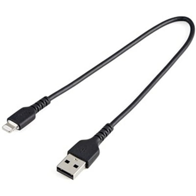 30cm USB to Lightning Cb Black