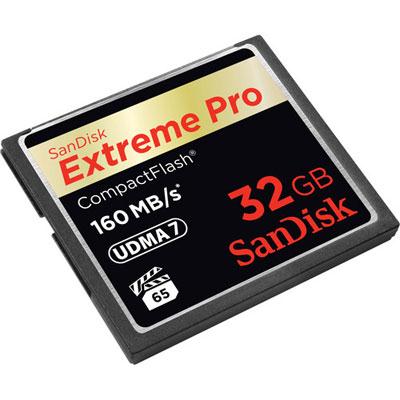 32GB Extreme Pro CF 160MB/s