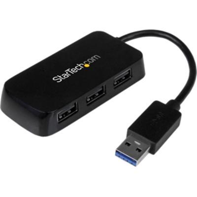 4-Port USB 3.0 Hub Black