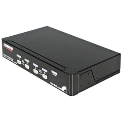 4 Port 1U Rack Mount USB KVM S