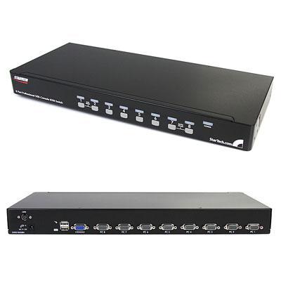 8 Port 1U USB KVM Switch