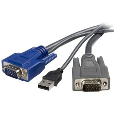 10 ft USB VGA 2-in-1 KVM Cable