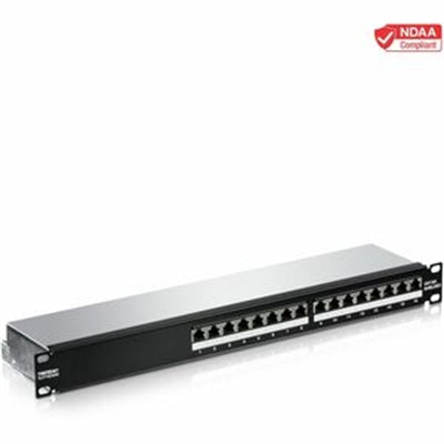 16-Port Cat6A Patch Panel