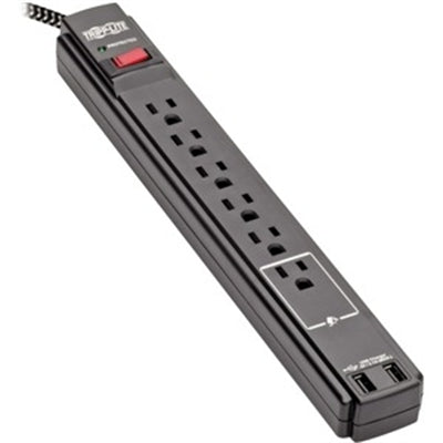 SURGE PROTECTOR 6 OUTLET 2 USB