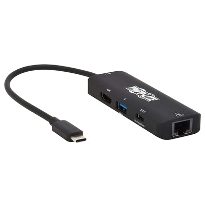 USB C ADAPTER HDMI USB-A GBE