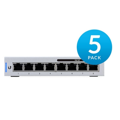 UniFi Switch 8 Port 60W 5pk