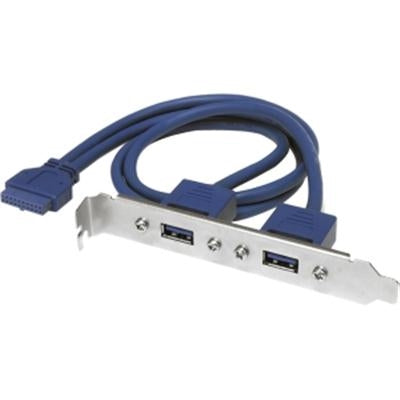 2-Port USB 3.0 A Slot Plate