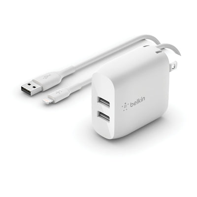 BST CHR DUAL USB-A WALL CHR